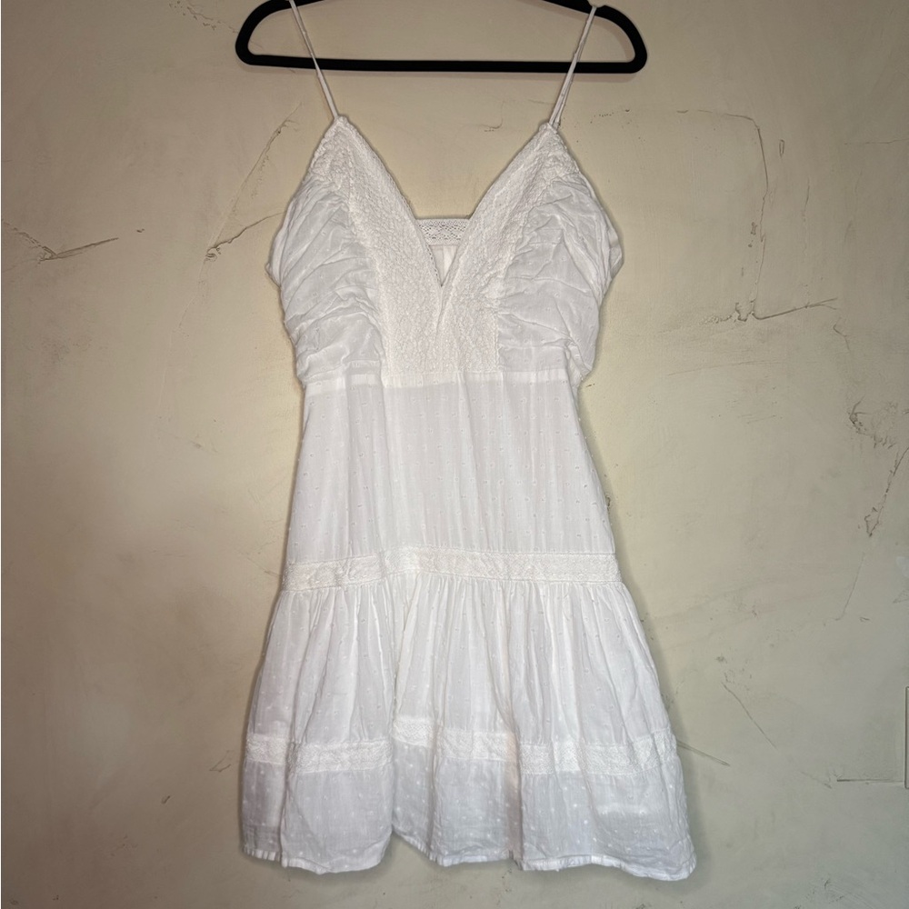 Hem & Thread White Mini Dress